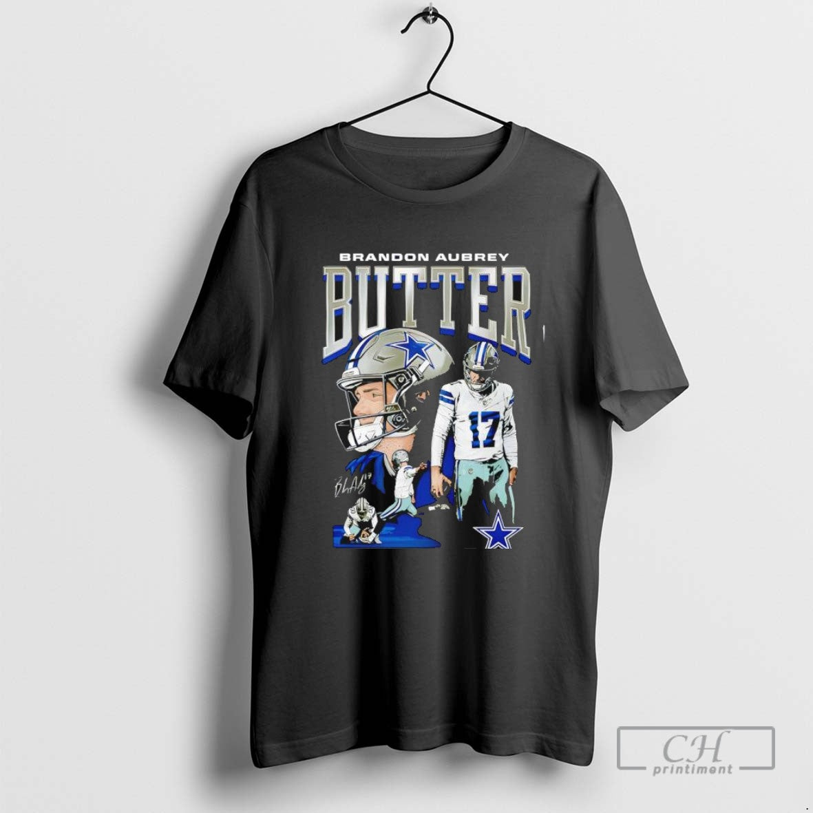 Cowboys Brandon Aubrey Butter T Shirt Sweater
