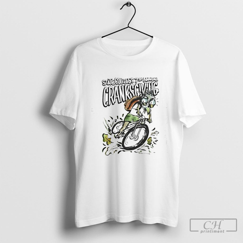 Cranksgiving State College 7th Annual Cartoon Shirt Sweater