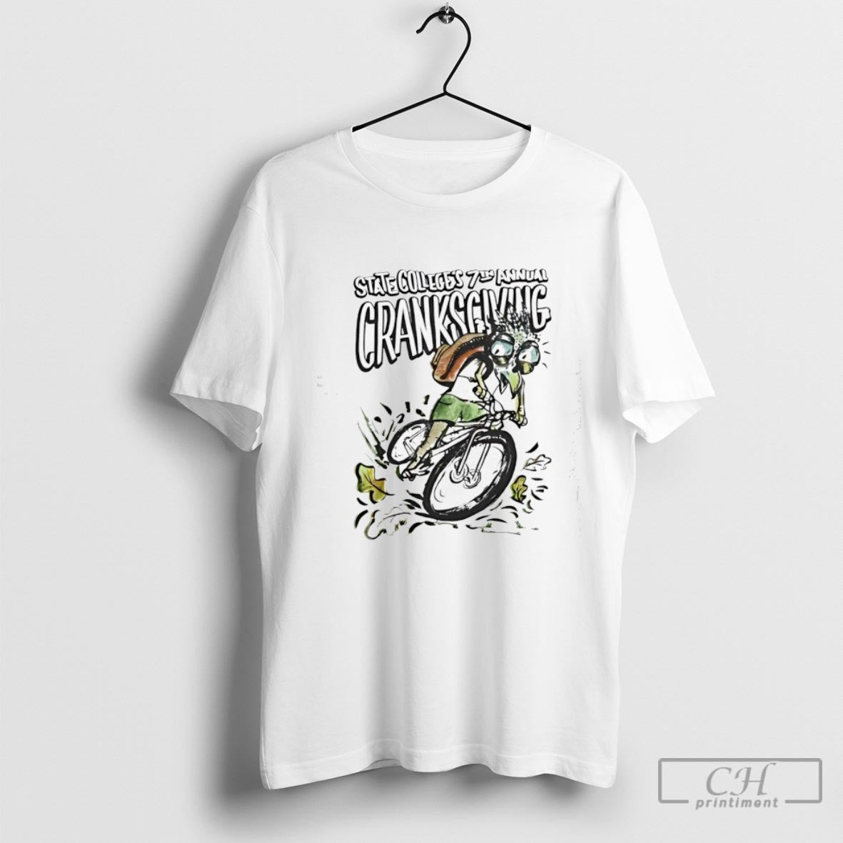 Cranksgiving State College 7th Annual Cartoon Shirt Sweater