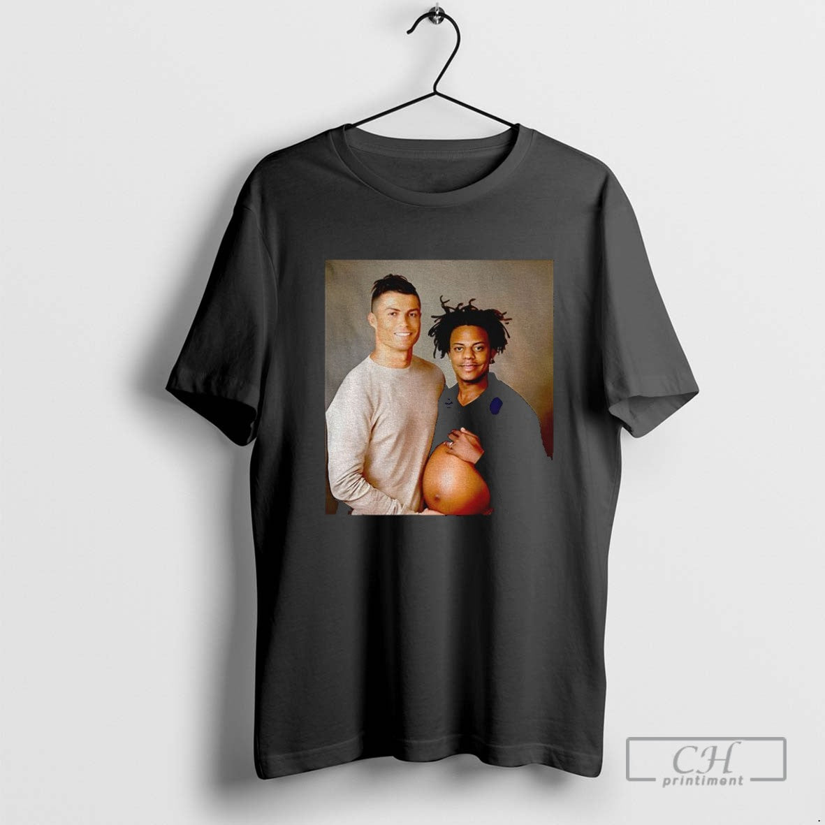 Cristiano Ronaldo And Ishowspeed Pregnant Funny Photo