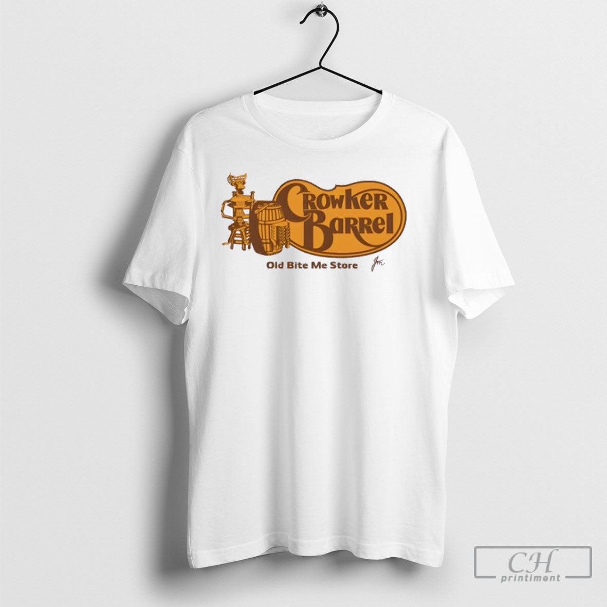 Crowker Barrel The Old Bite Me Store Shirt