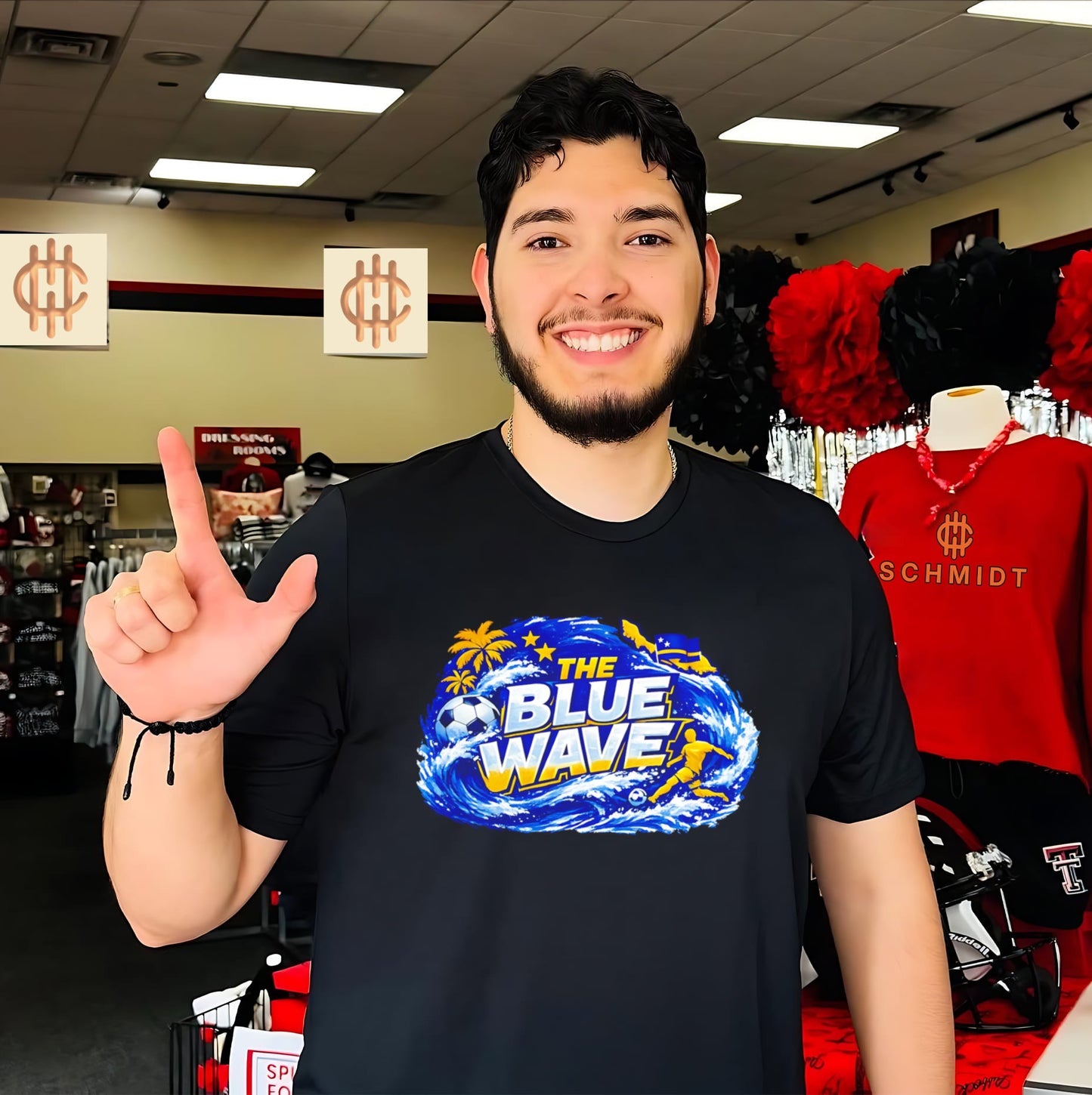 Curacao The Blue Wave soccer shirt