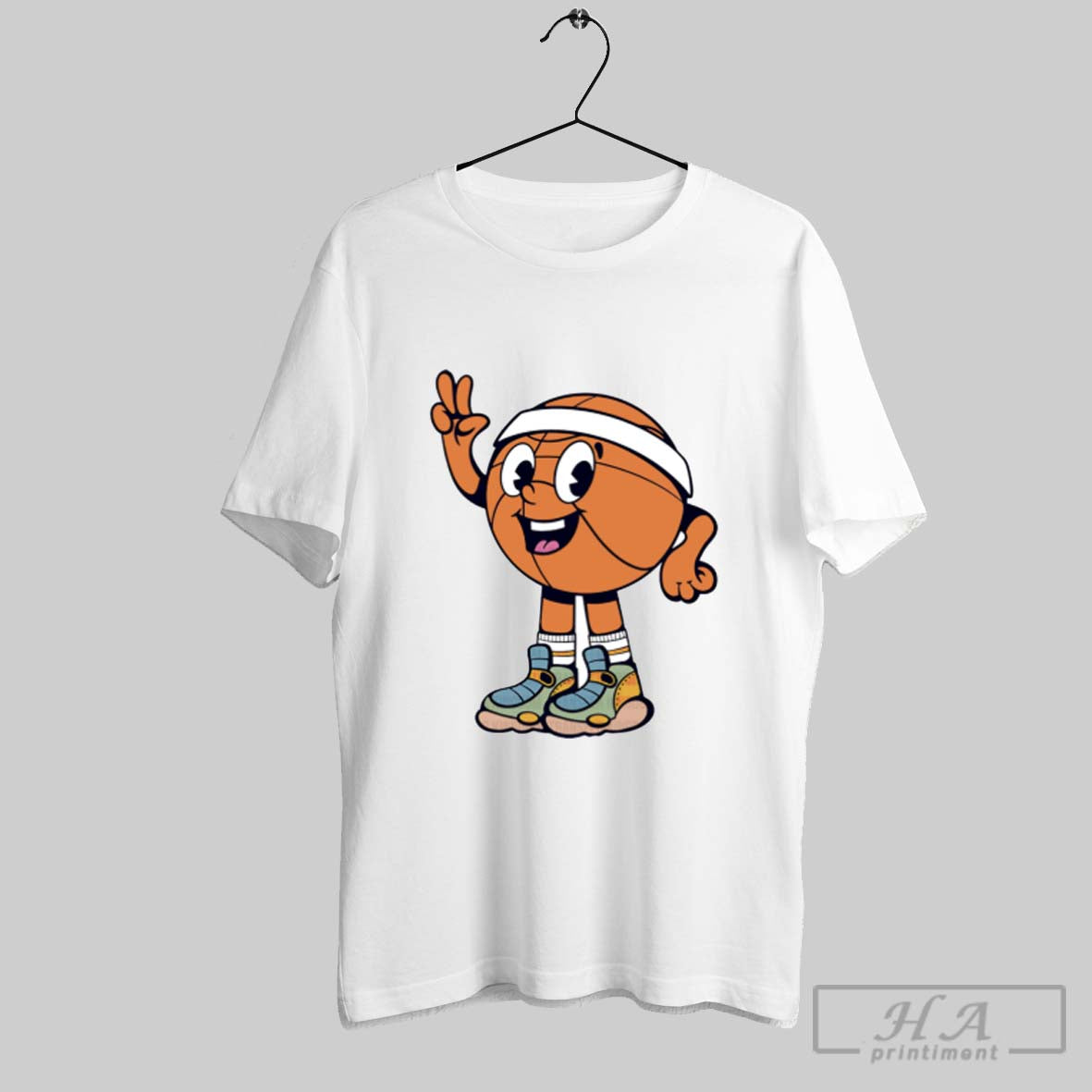 Cute Basketball Peace Sign