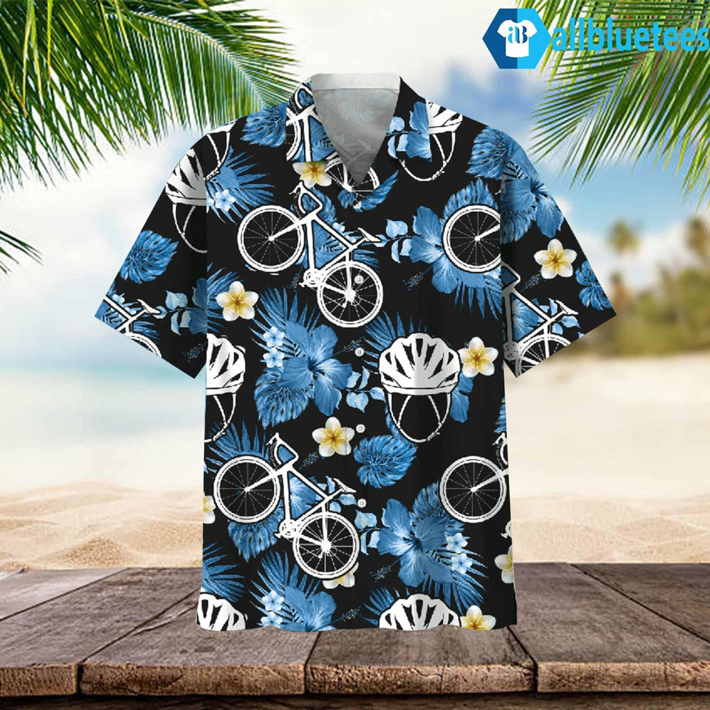 Cycling Tropical Terrain Hawaiian Shirt