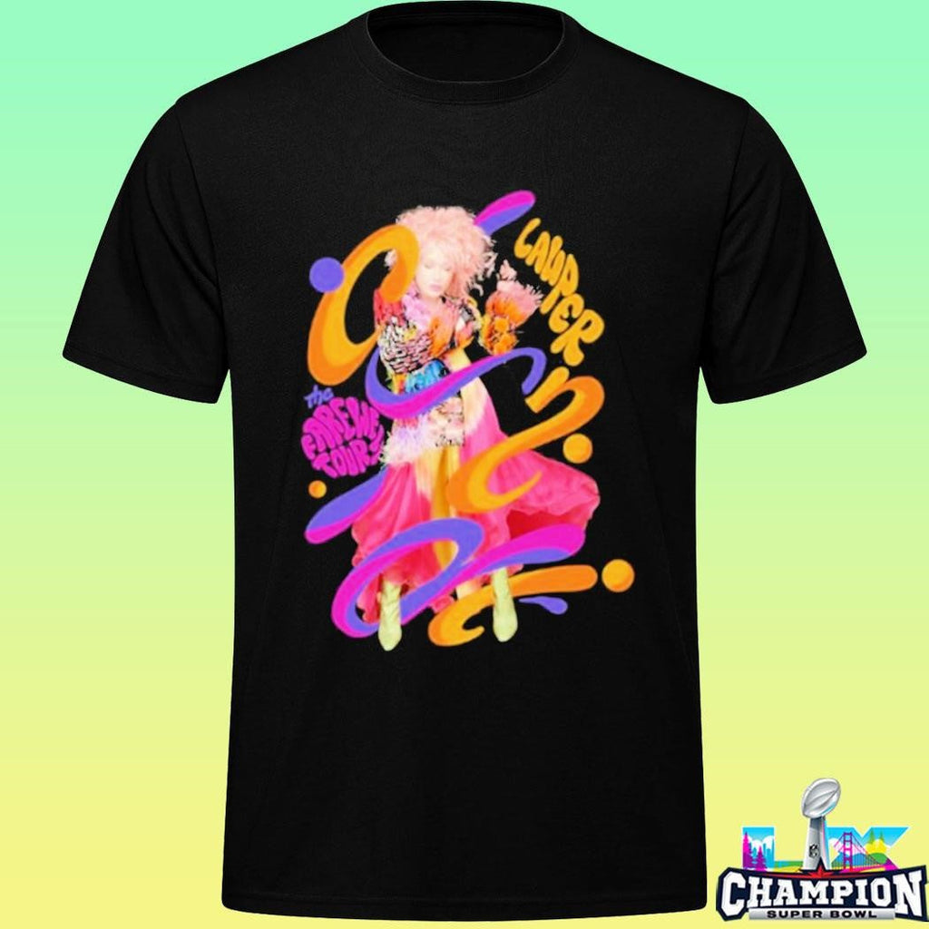 Cyndi Lauper 2025 Swirl Tour Shirt