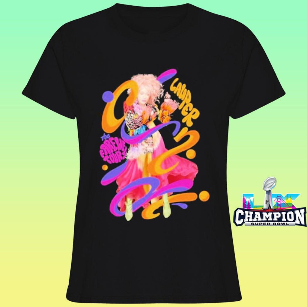 Cyndi Lauper 2025 Swirl Tour Shirt