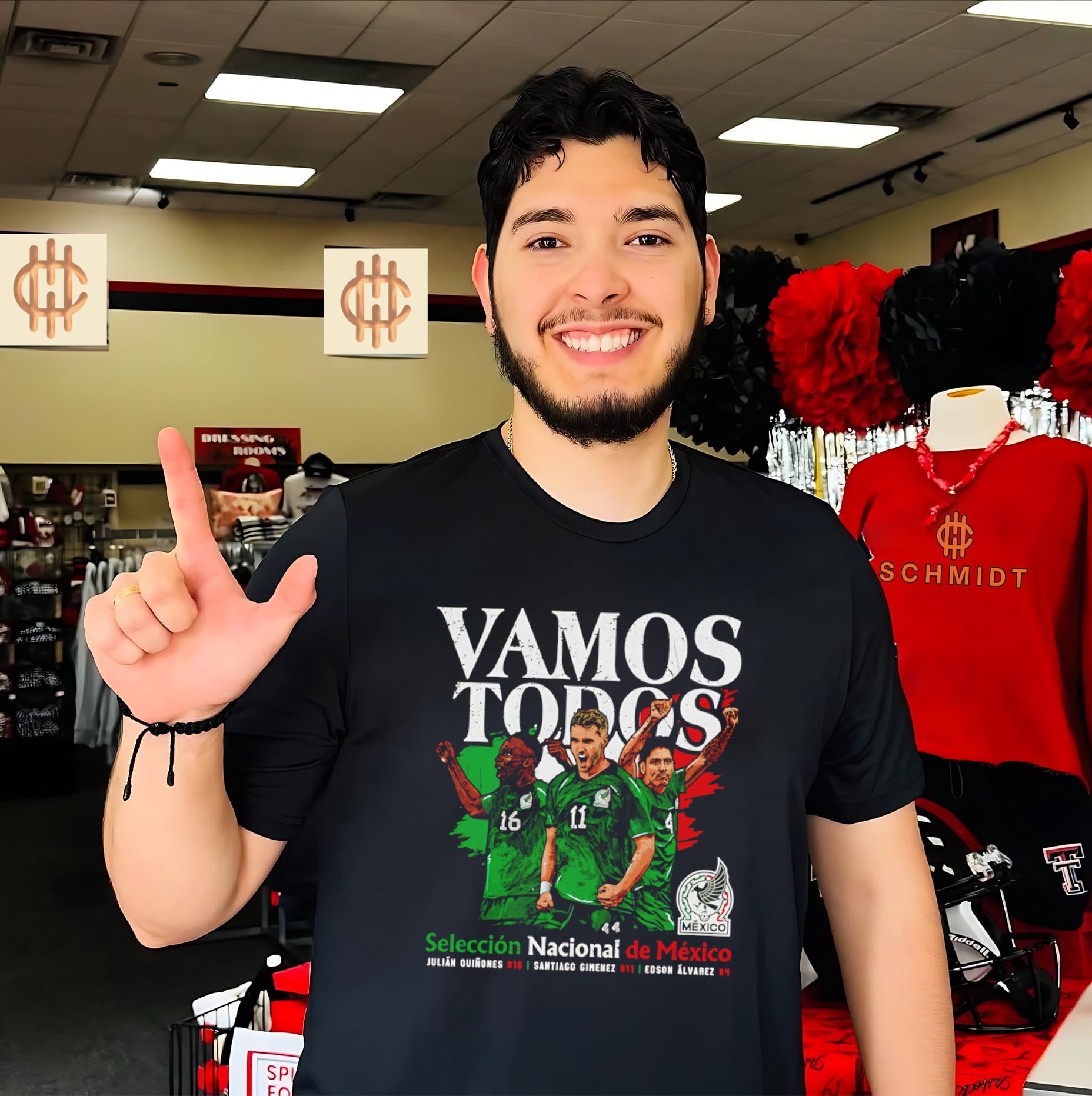 Mexico National Team Quinones Gimenez & Alvarez shirt