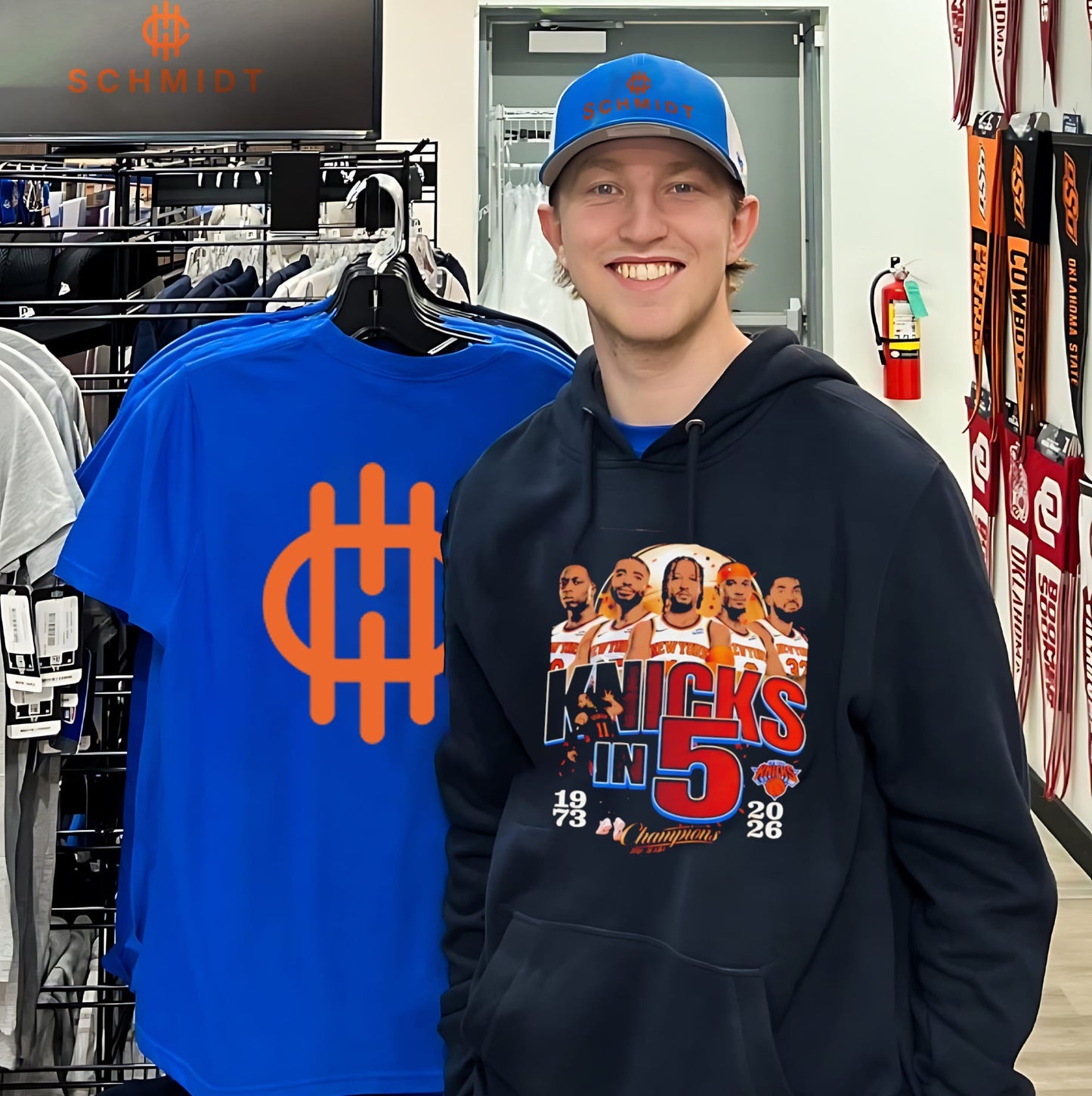New York Knicks in 5 champions 1973 2026 shirt