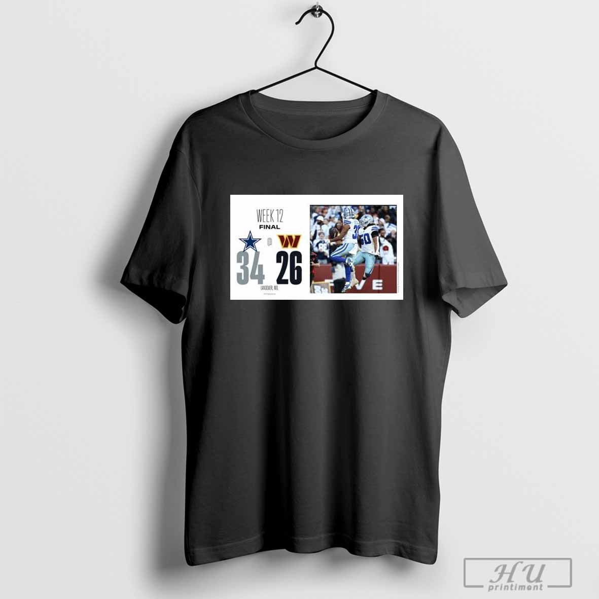 Dallas Cowboys Wins Washington Commanders 34 26 Week 12 2024 Game Final Score