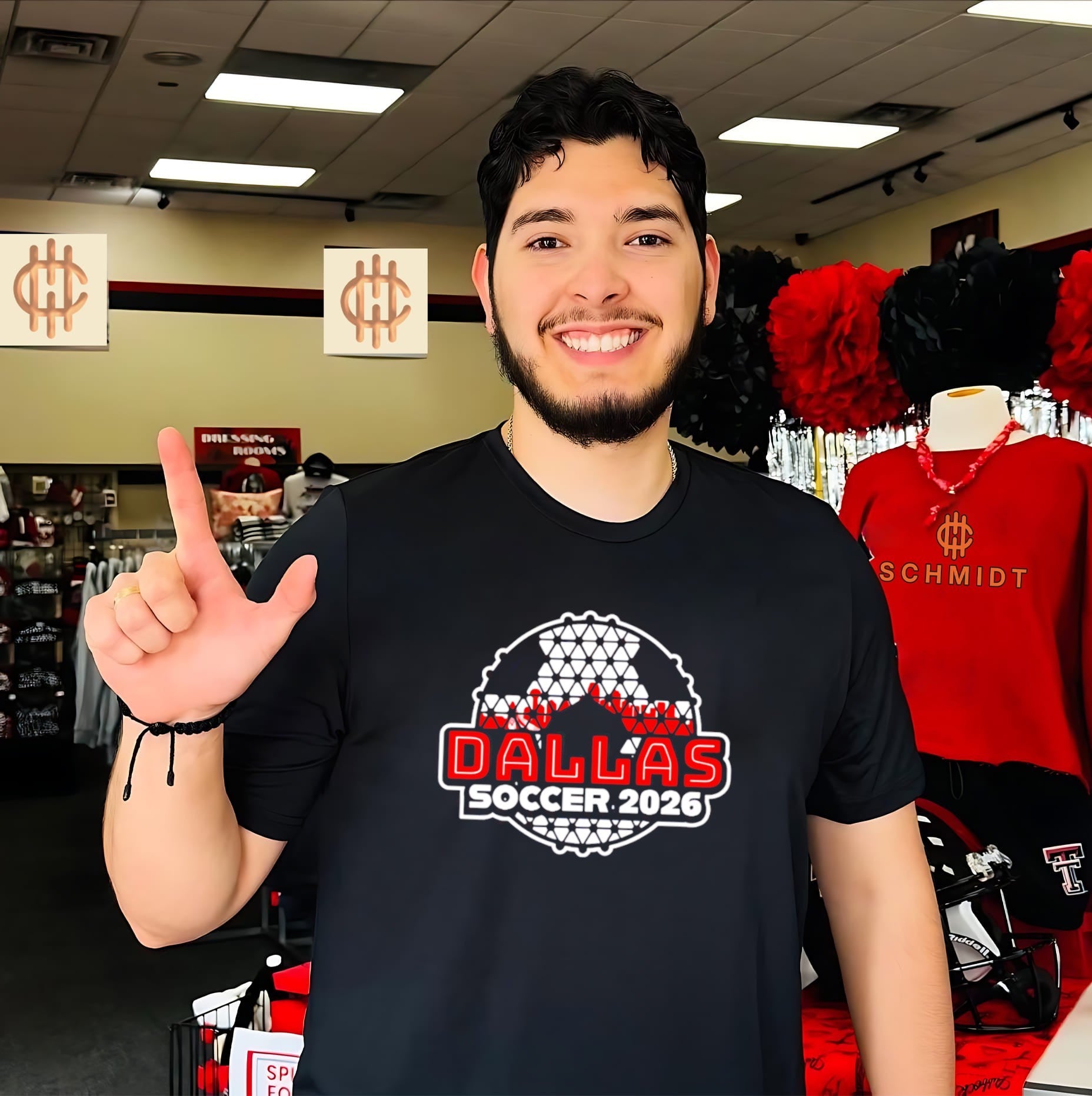 Dallas Soccer 2026 skyline logo shirt