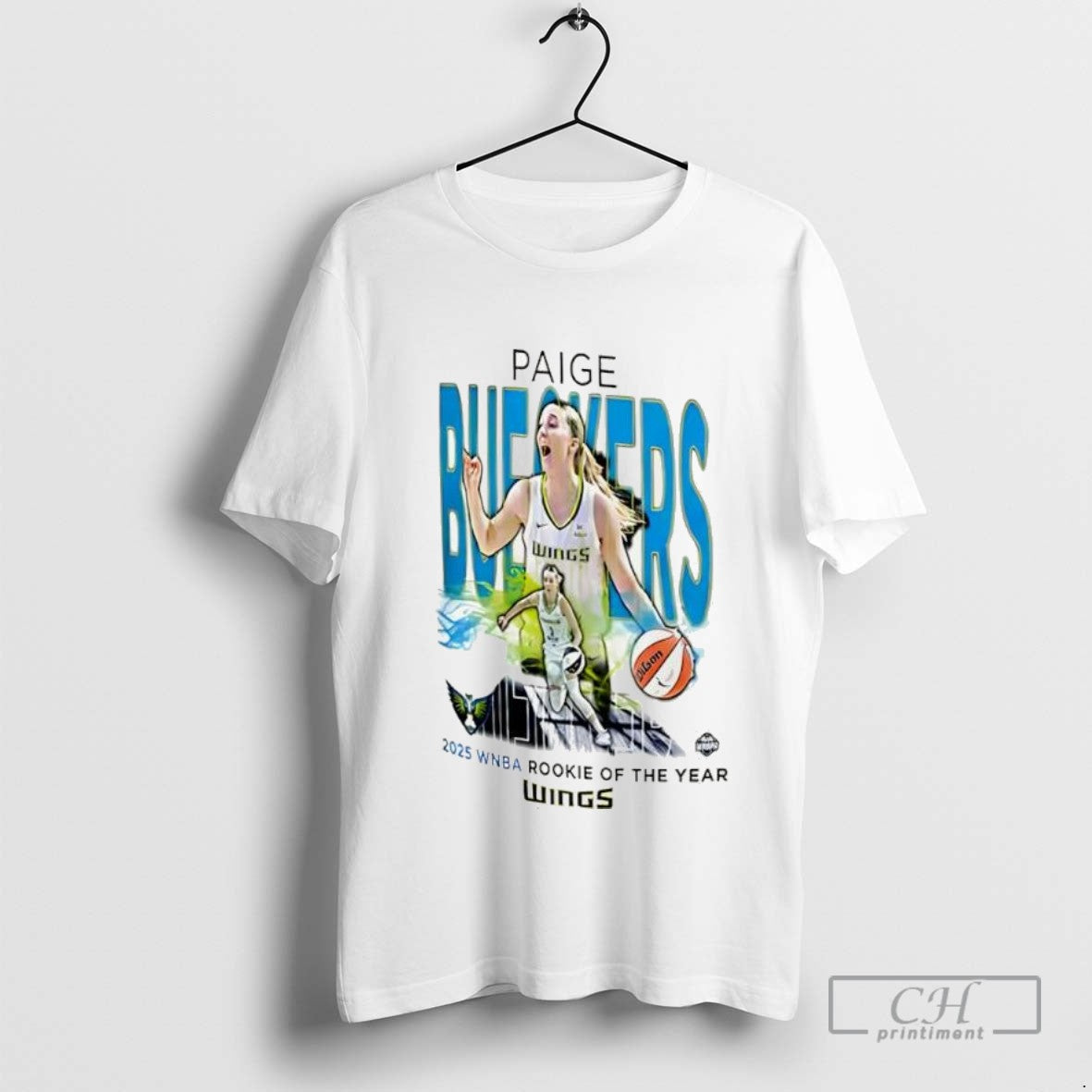 Dallas Wings Paige Bueckers Stadium 2025 Wnba Rookie Of The Year T Shirt Sweater
