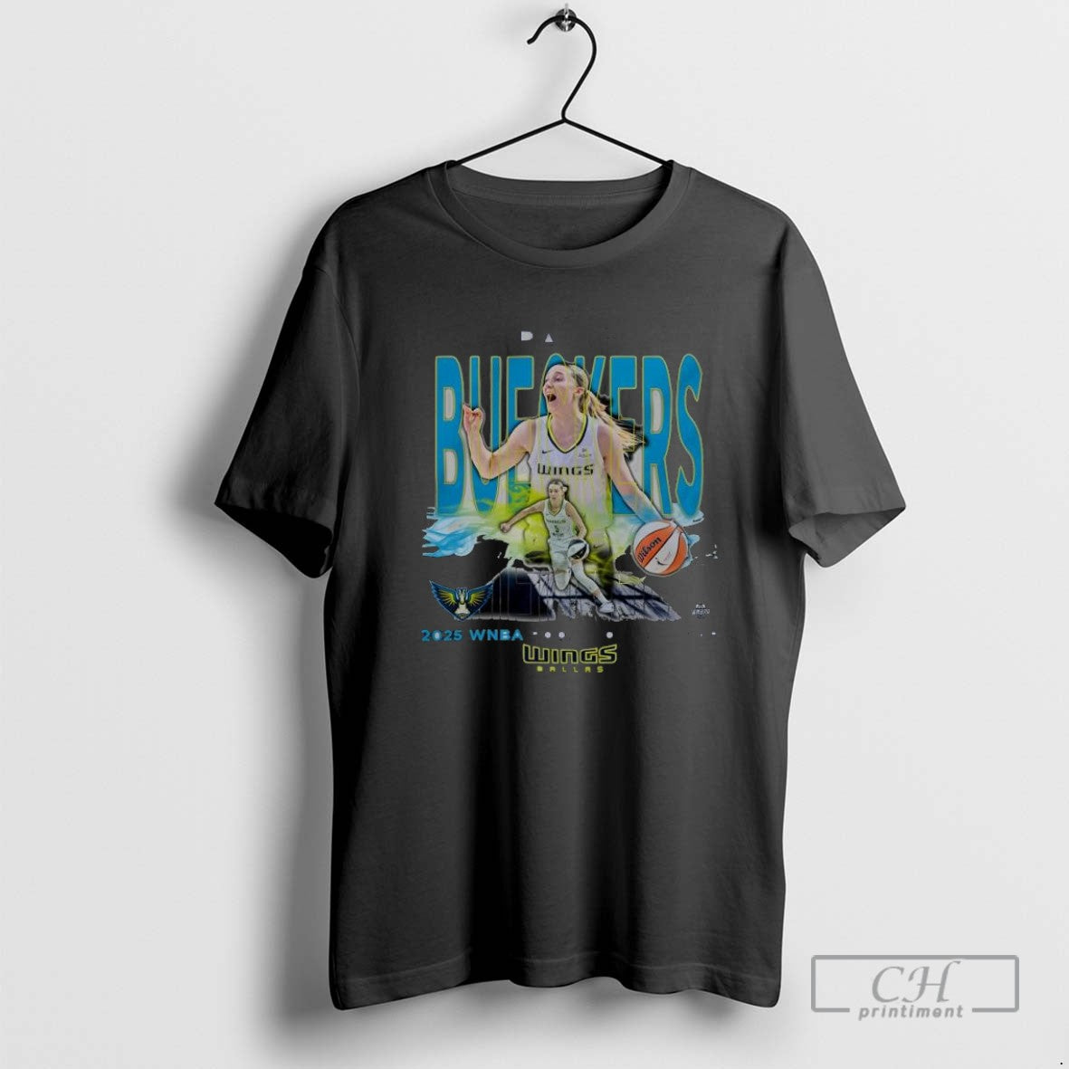 Dallas Wings Paige Bueckers Stadium Essentials 2025 Wnba Rookie Of The Year T Shirt Sweater