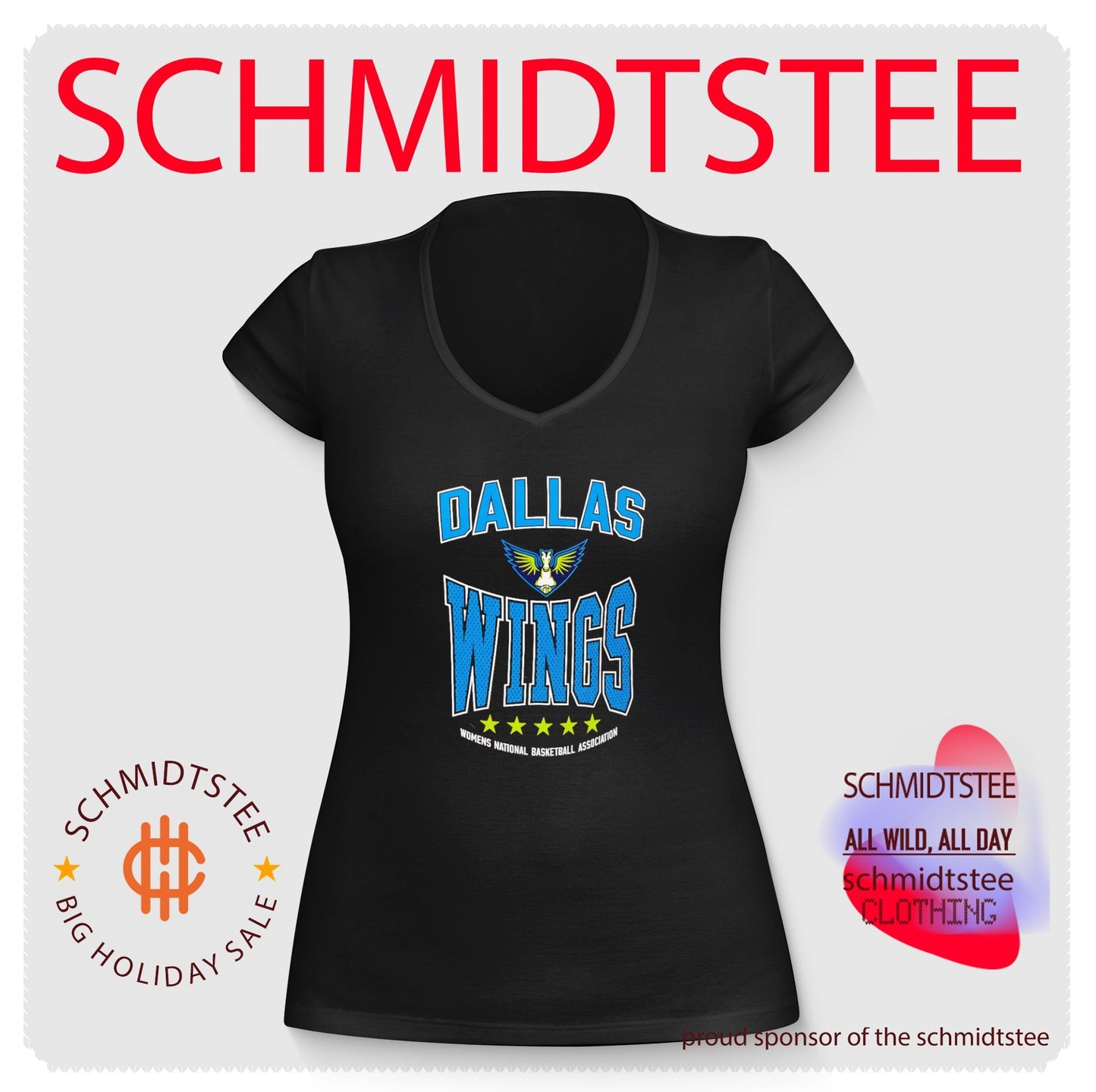 Dallas Wings WNBA 2026 Starter Center Squeeze shirt