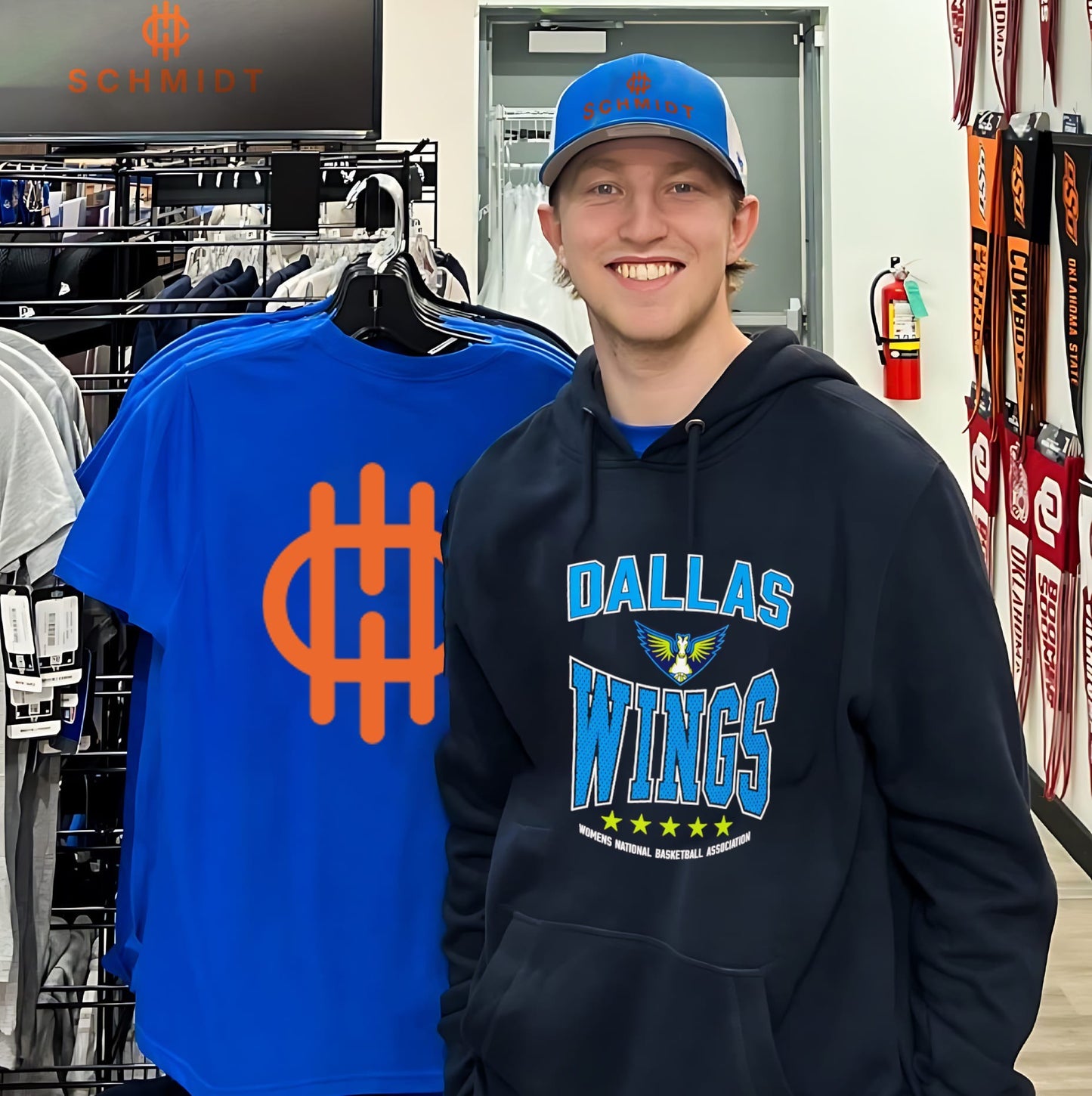 Dallas Wings WNBA 2026 Starter Center Squeeze shirt