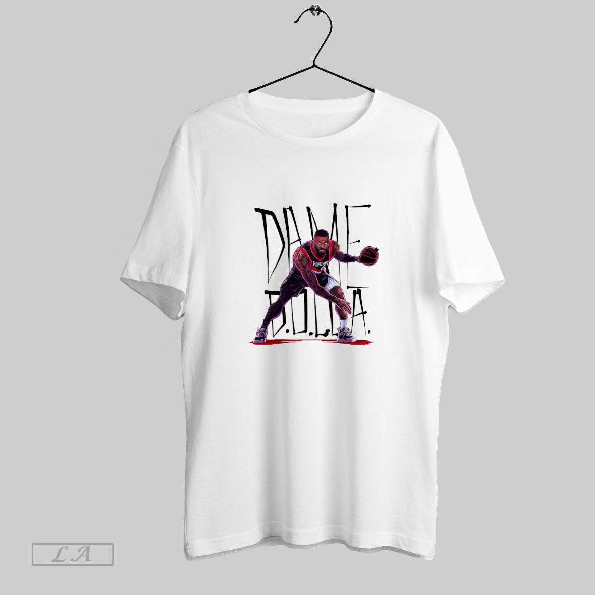 Damian Lillard Basketball Dame Time Superstar Moment Graphic