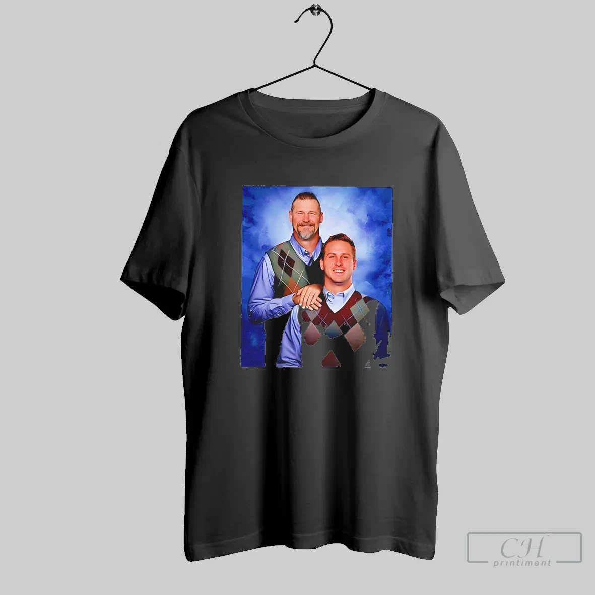 Dan Campbell And Jared Goff Detroit Lions Football Step Brothers T Shirt