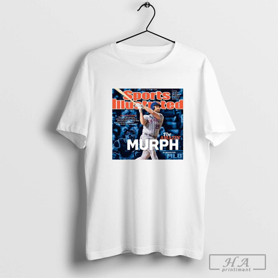 Daniel Murphy Mlb New York Mets The Amazin Murph The World Series Cover Of Sports Illustrated