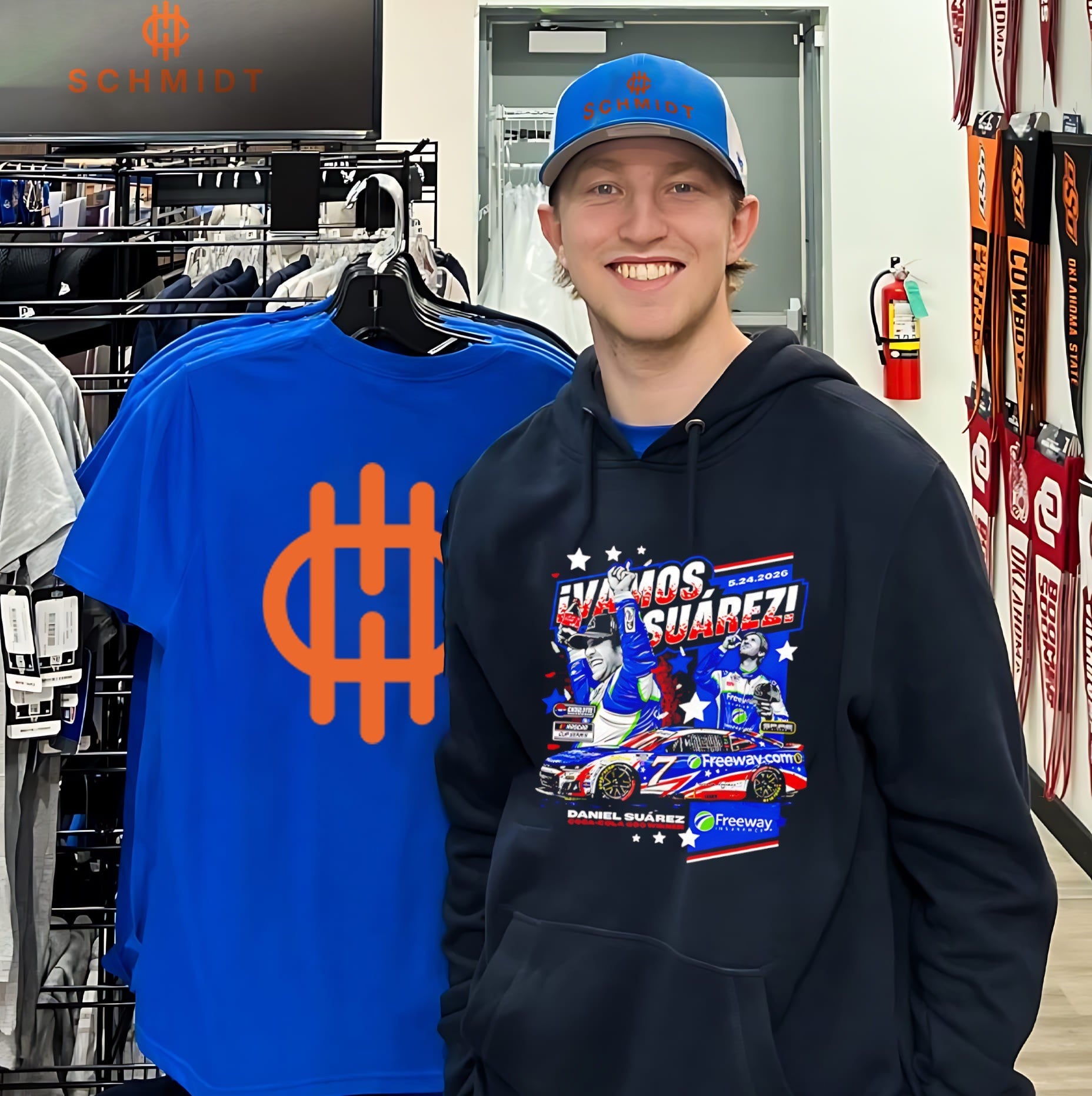 Daniel Suárez Freeway Insurance Coca-Cola 600 Winner shirt