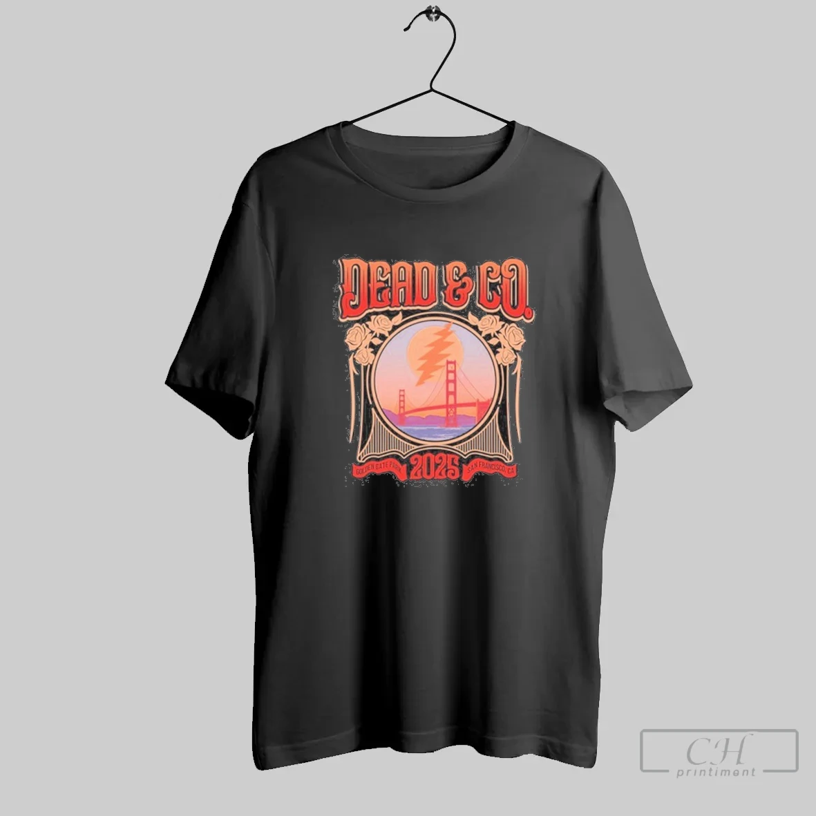 Dead And Company Golden Gate Park Wine 2025 T Shirt