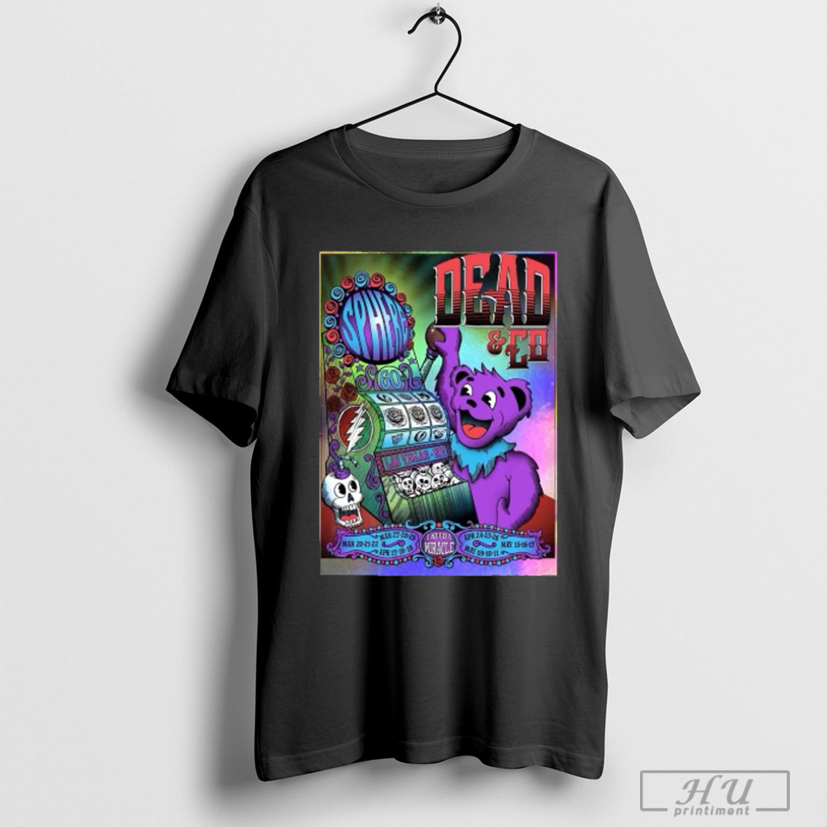Dead And Company Live At Sphere Las Vegas 2025 Roses Jackpot T Shirt