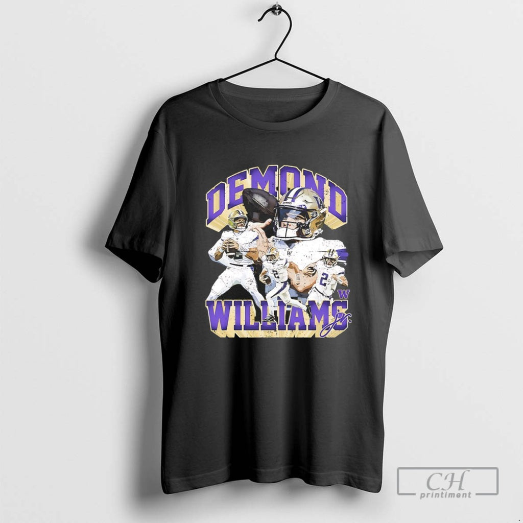 Demond Williams Jr Washington Huskies Player Signature Vintage