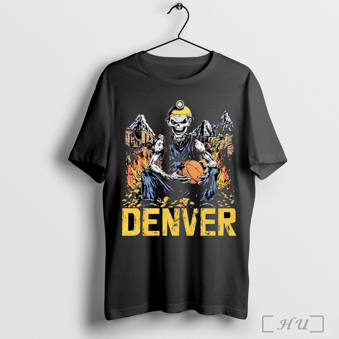 Denver Basketball American Team Sports Retro T Shirt