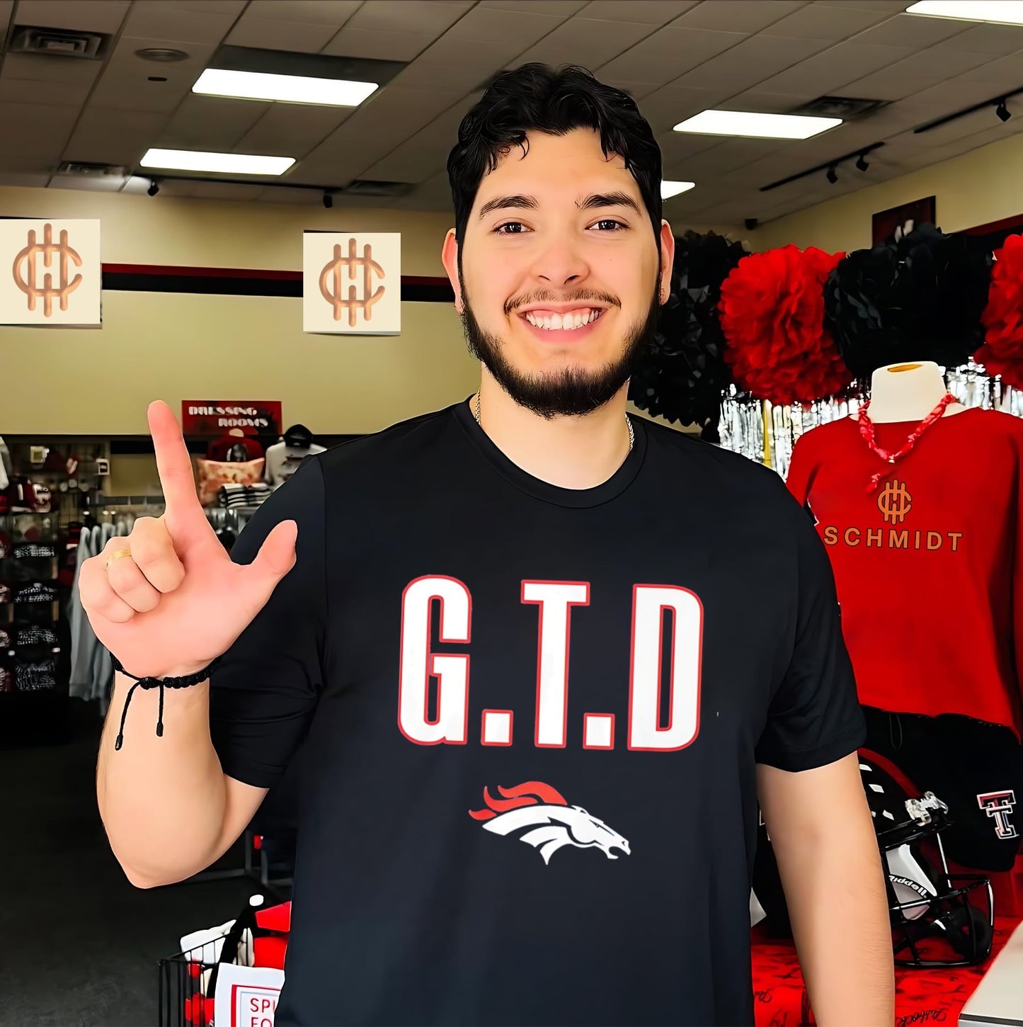 Denver Broncos GTD logo shirt
