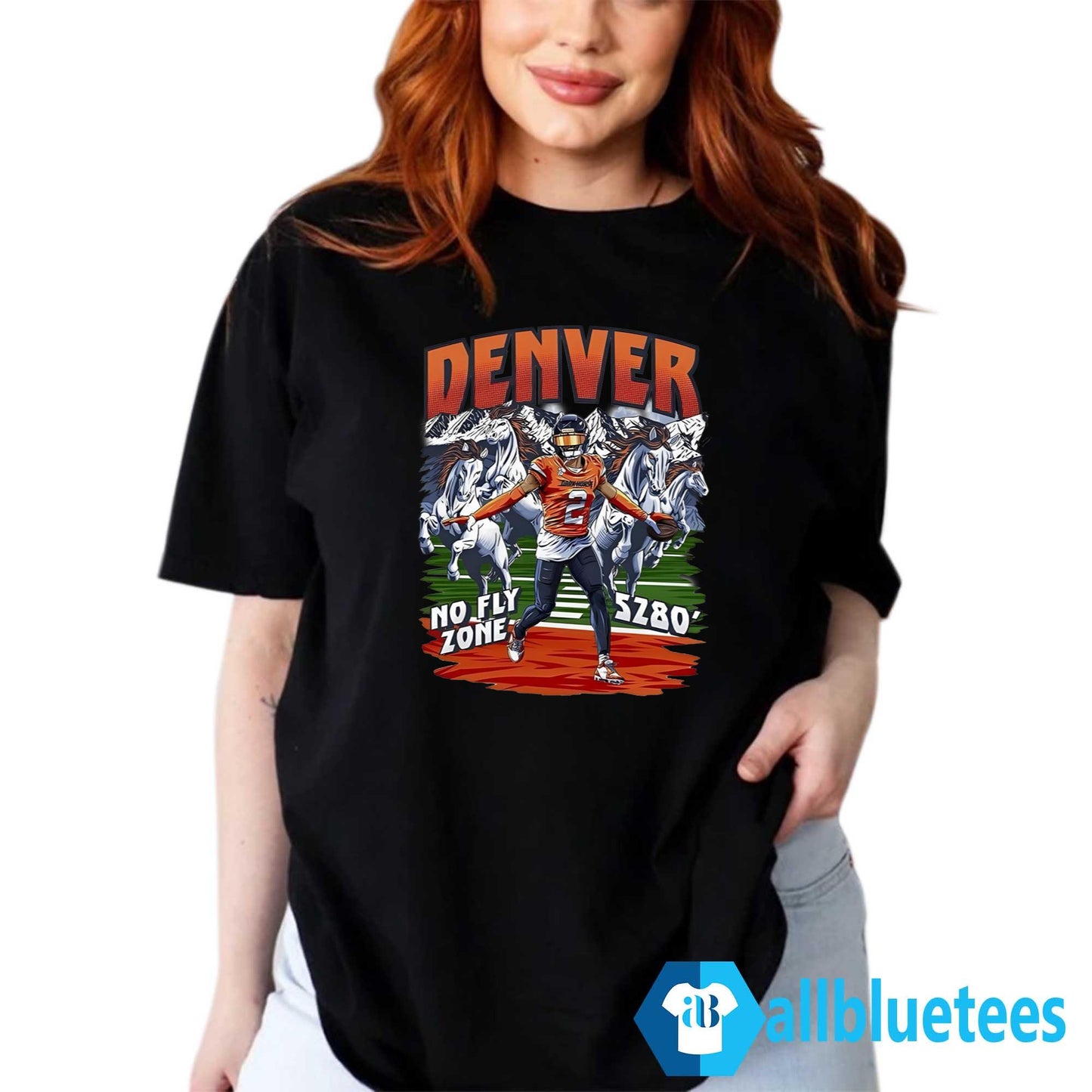 Denver Broncos Pro Bowler DB Pat Surtain II No Fly Zone 5280 Shirt