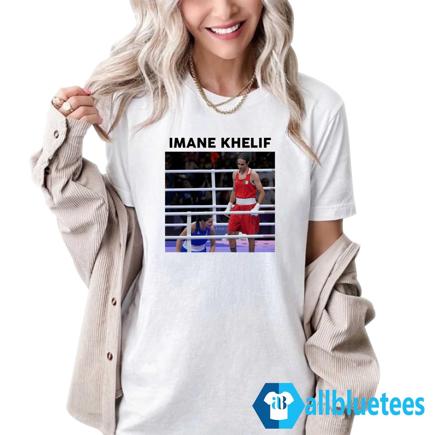 Derek Brunson Imane Khelif Shirt