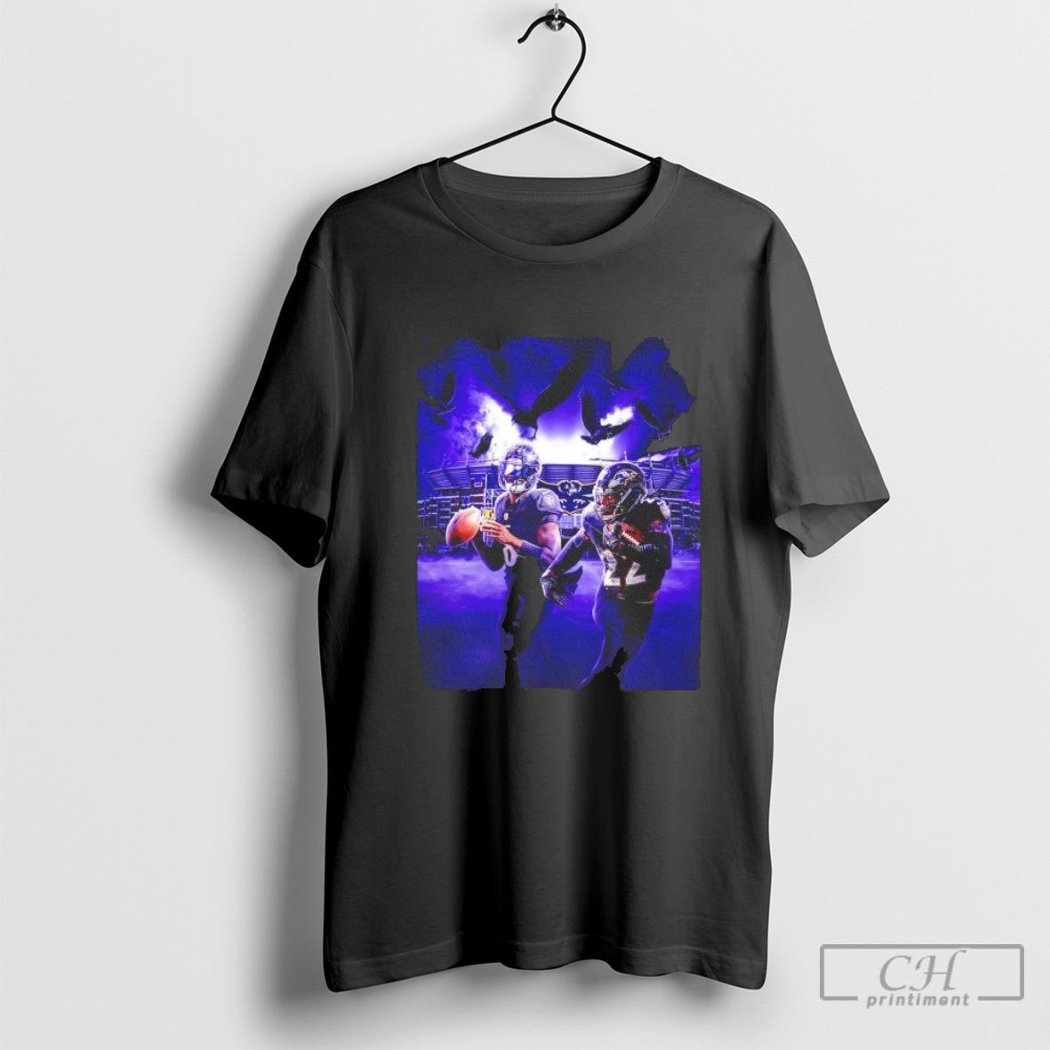 Derrick Henry And Lamar Baltimore Ravens Defend Home Turf Shirt Sweater