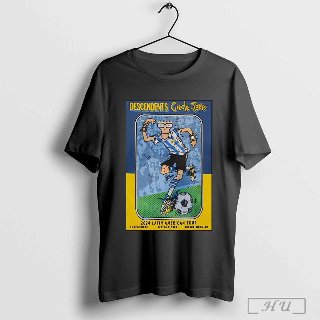 Descendents And The Circle Jerks Dec 11 2024 Teatro Flores Buenos Aires Argentina Poster T Shirt 439826