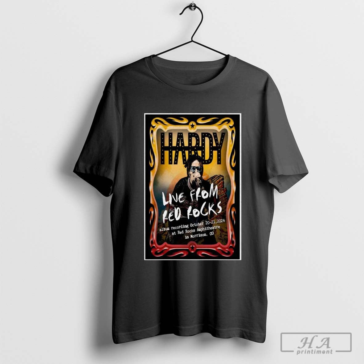 Design Hardy At Red Rocks Amphitheatre In Morrison Co Oct 20 21 2024 Tour Poster