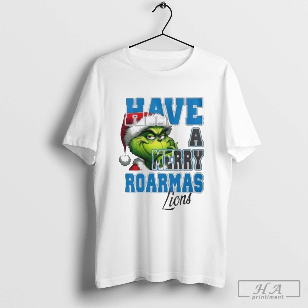 Detroit Lions 2024 Christmas The Grinch Merry Roarmas