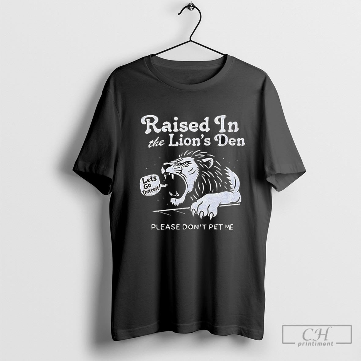 Detroit Lions Raised In The Lions Den Please Dont Pet Me Shirt Sweater