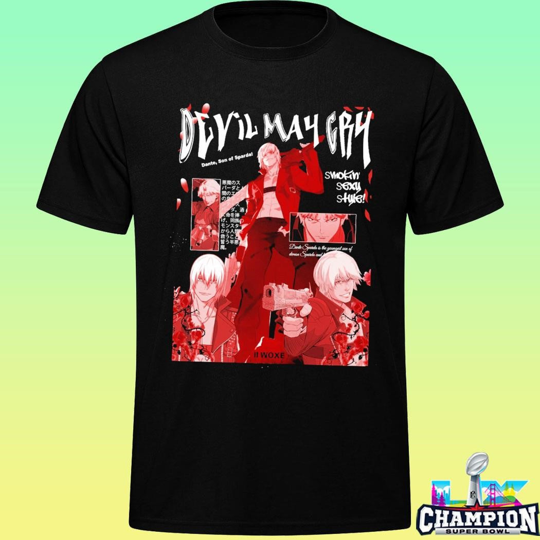 Devil May Cry Dante Dmc Anime Shirt