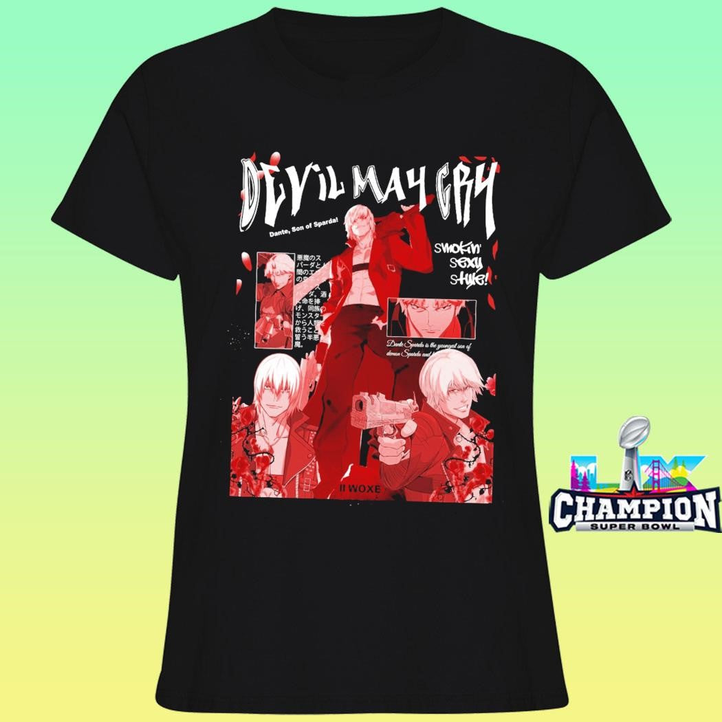Devil May Cry Dante Dmc Anime Shirt