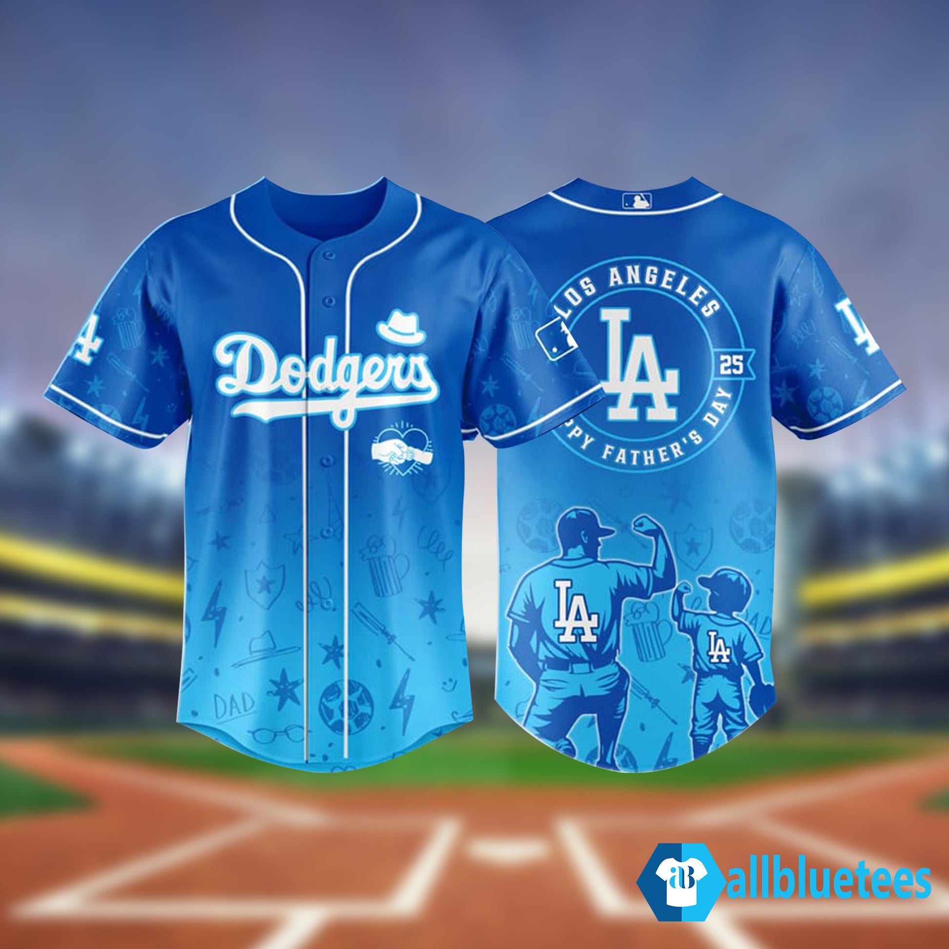 Dodgers Happy Father’s Day Jersey 2025