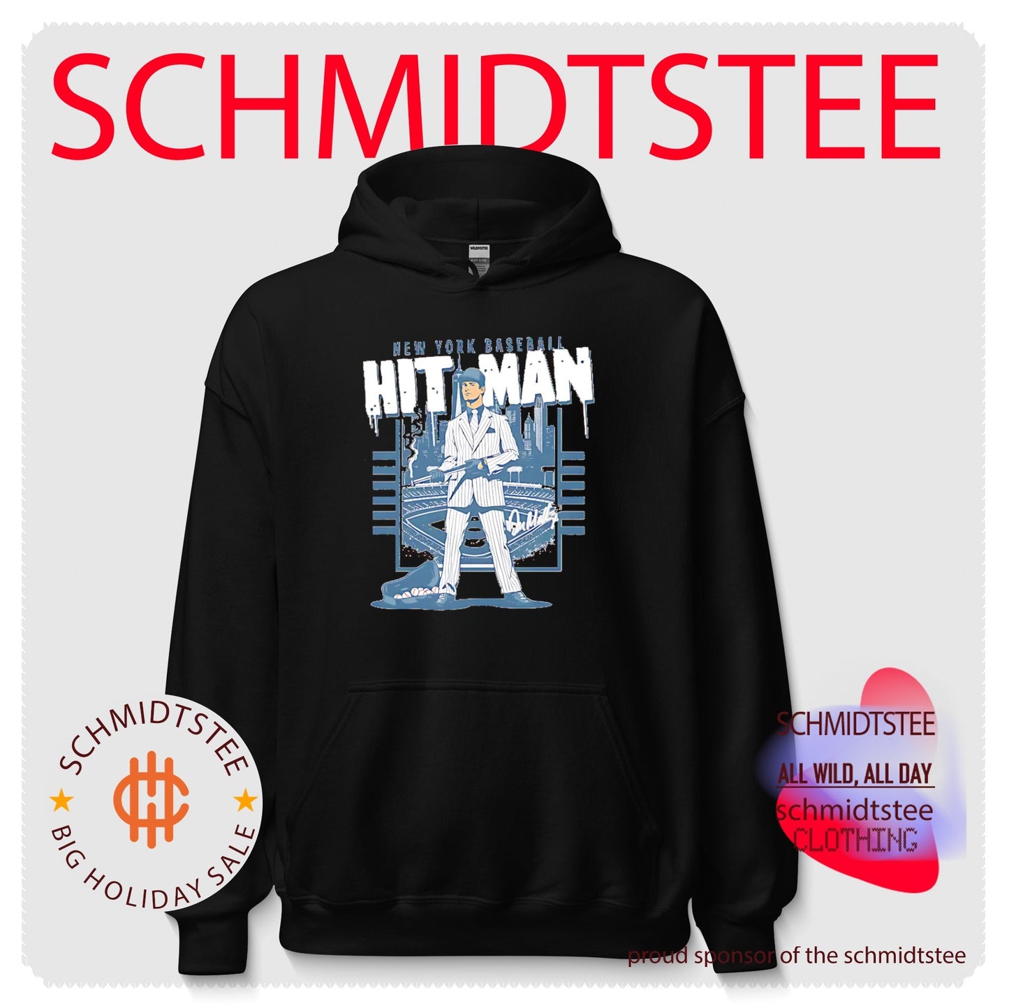 Don Mattingly New York Yankees Hit Man skyline signature shirt