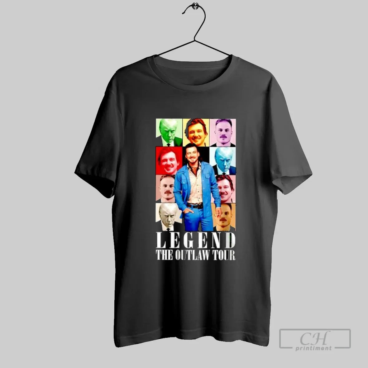 Donald Trump Morgan Wallen Luke Combs Legend The Outlaw Tour
