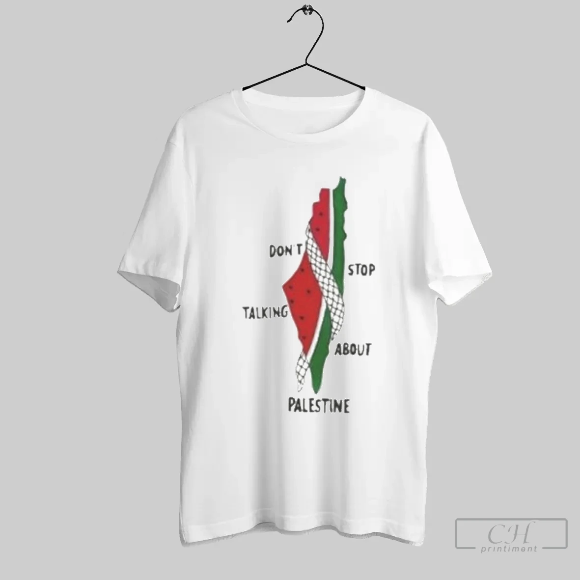 Dont Stop Talking About Palestine Watermelon T Shirt