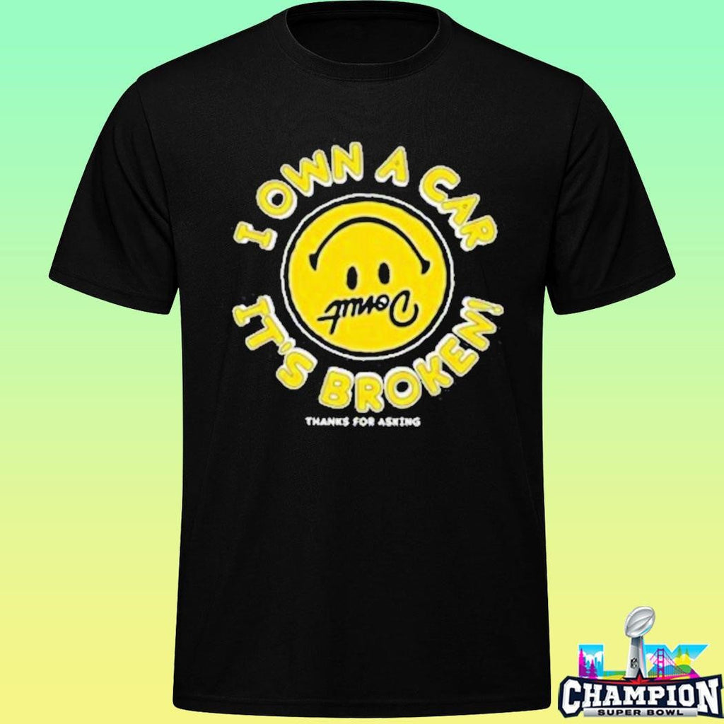 Donut Broken Car Shirt