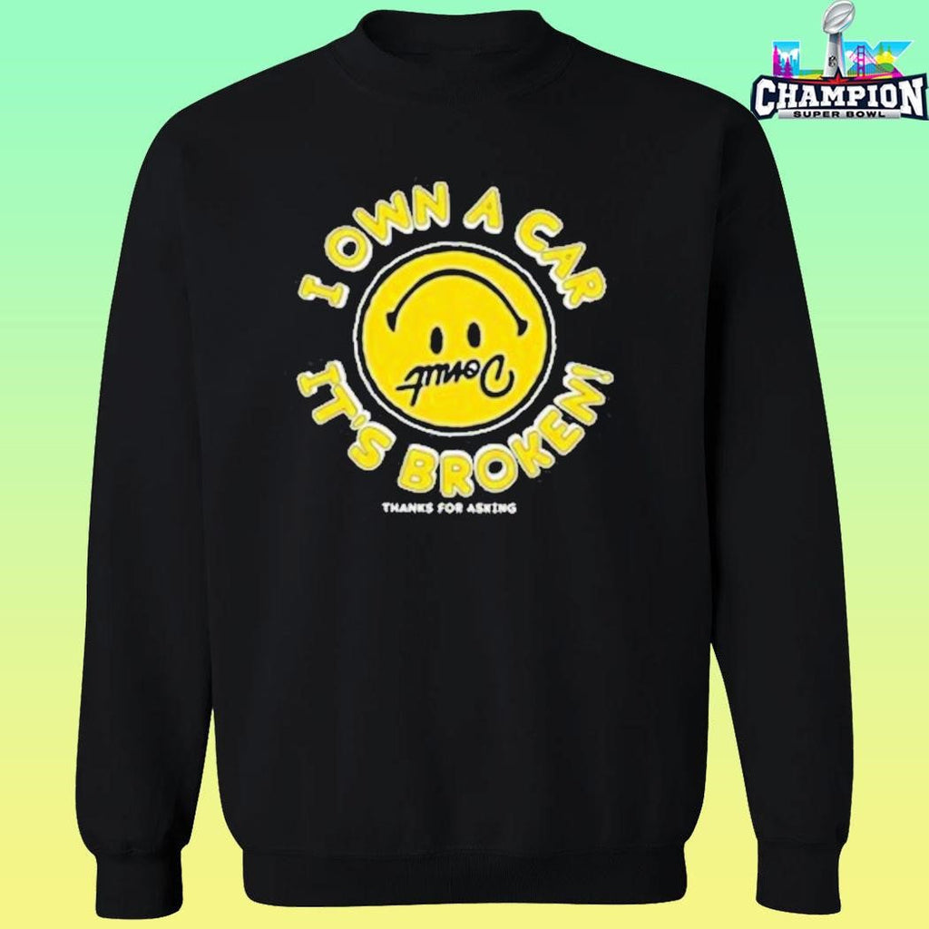 Donut Broken Car Shirt