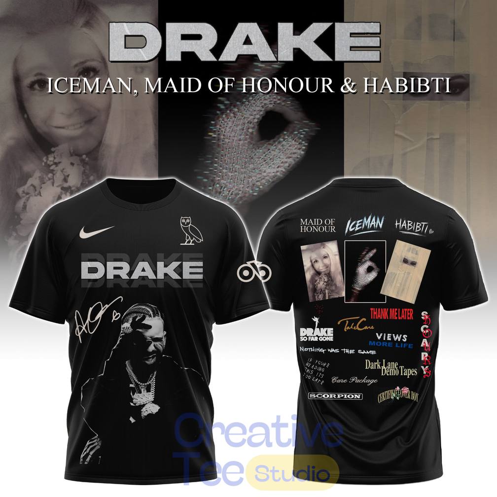 Drake Iceman Maid of Honour & Habibti T-Shirt