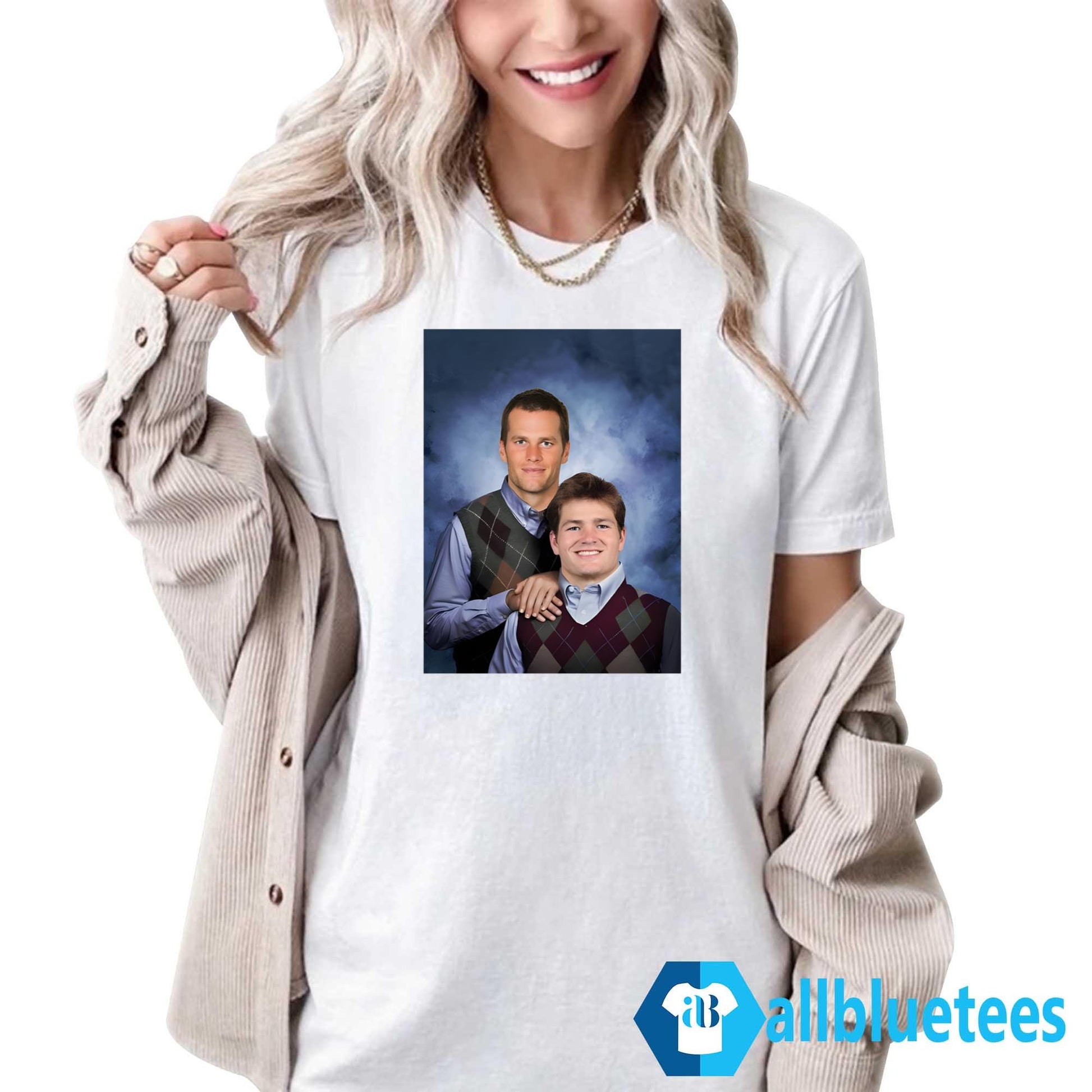 Drake Maye Tom Brady Step Brothers Shirt