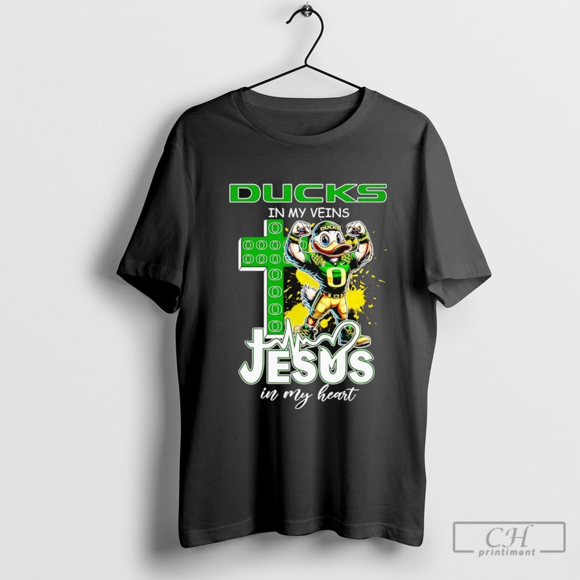 Ducks In My Veins Jesus In My Heart Mascot Shirt Sweater