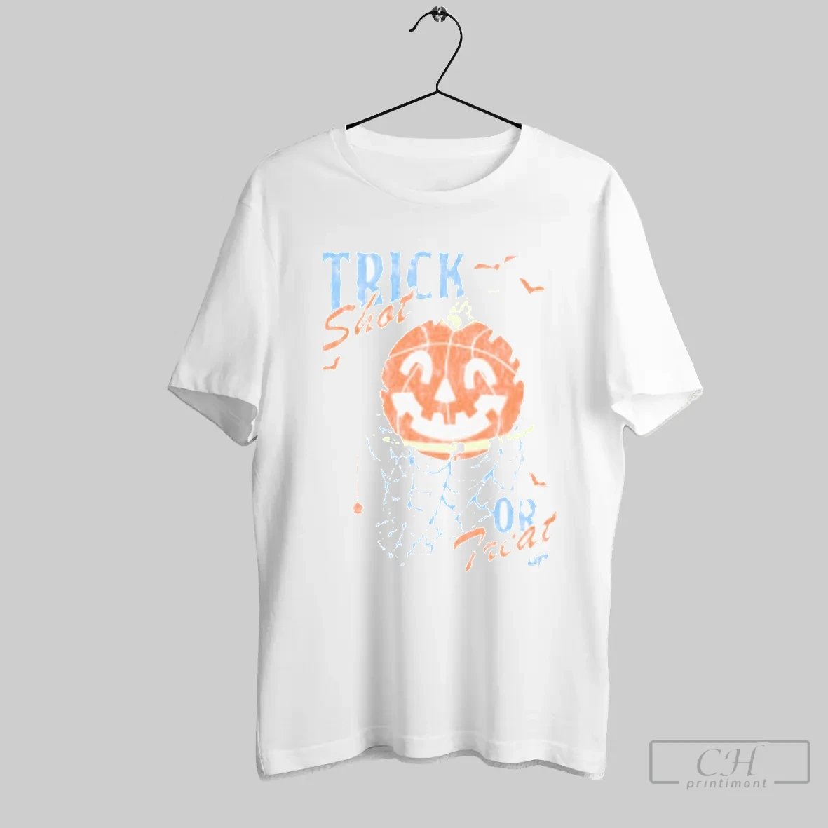 Dude Perfect Trick Shot Or Treat Pumpkin Skeleton Hands Halloween T Shirt