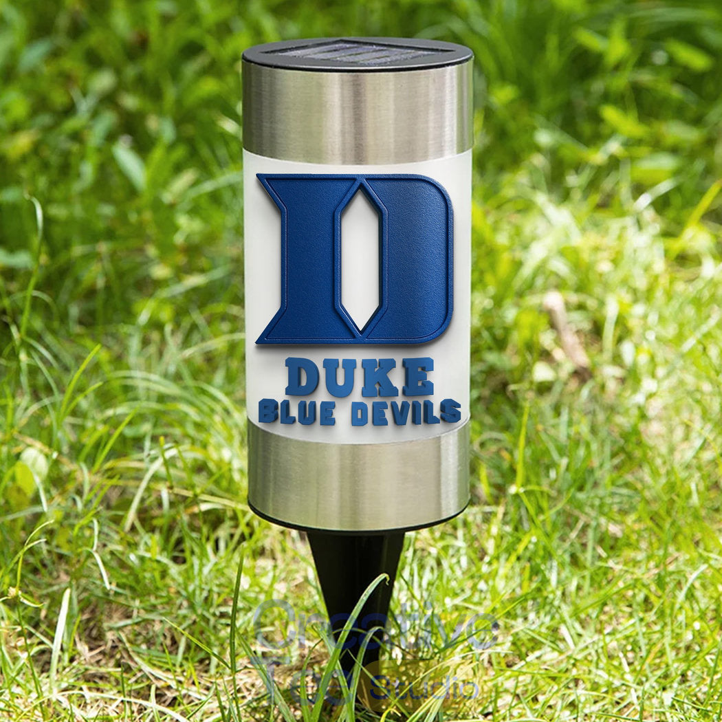 Duke Blue Devils Waterproof Solar Garden Light