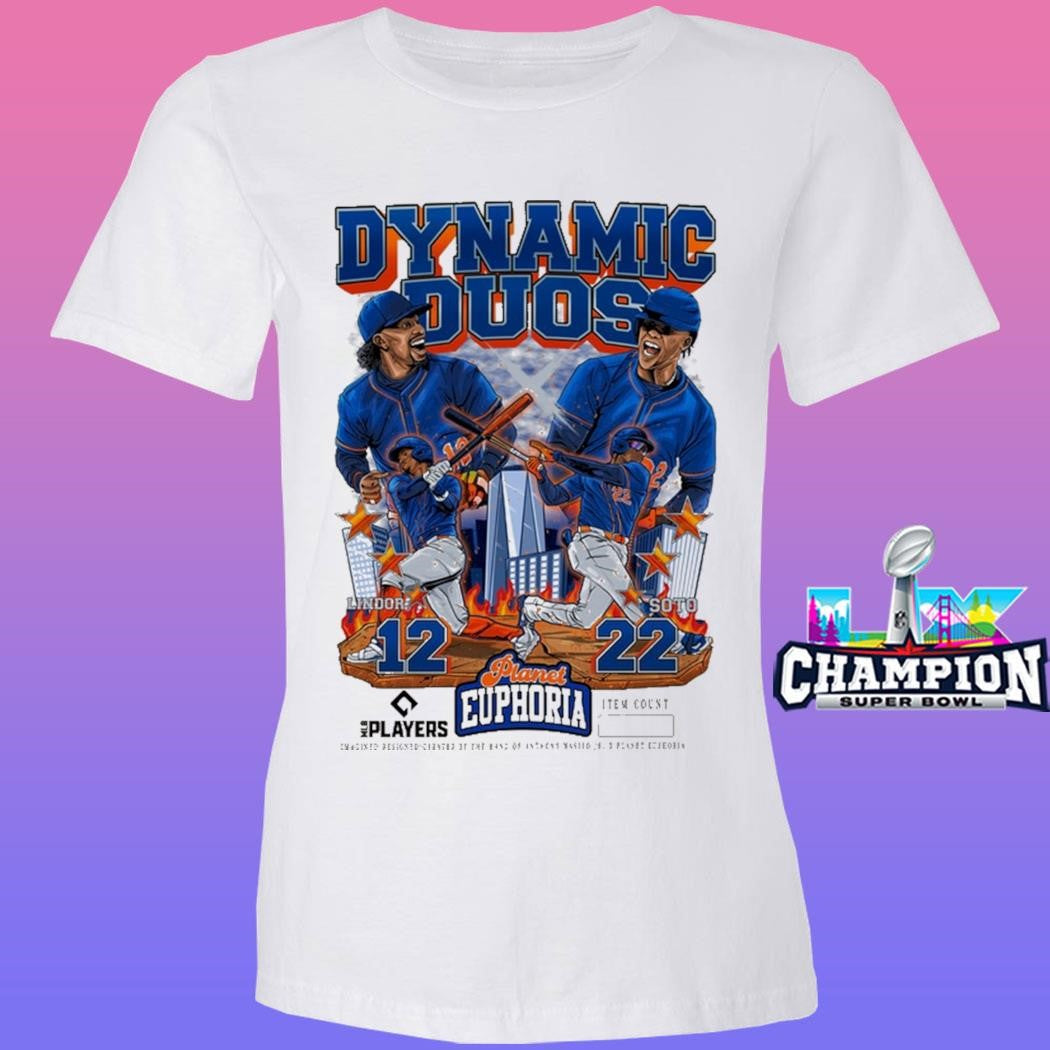 Dynamic Duos Lindor X Soto Planet Euphoria Mlb Players Shirt