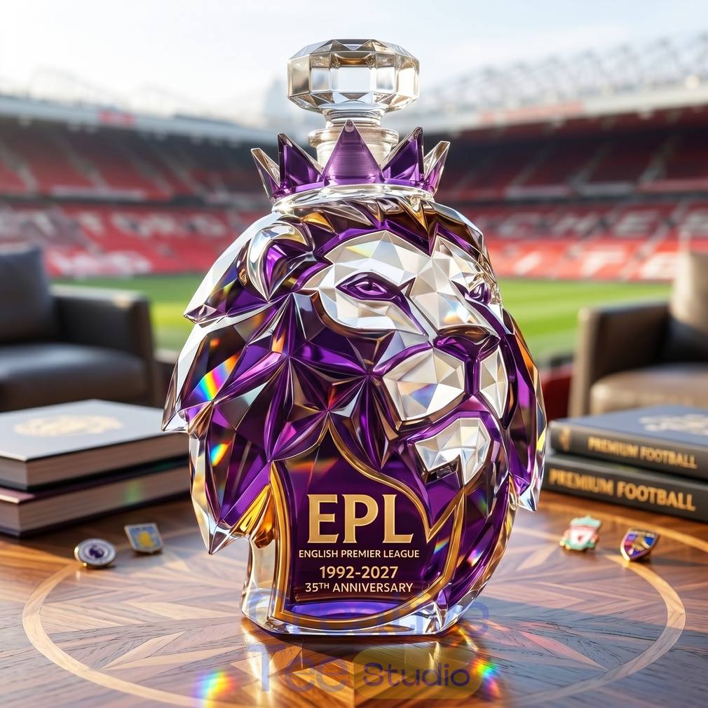EPL 1992-2027 35th Anniversary Whiskey Bottle