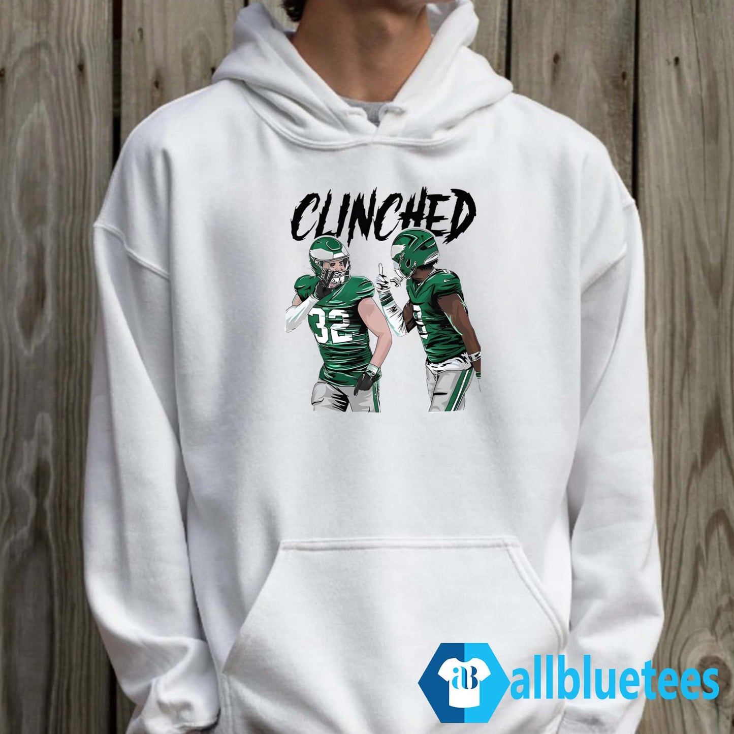 Eagles Clinched Reed Blankenship Ft CJ Gardner-Johnson Shirt
